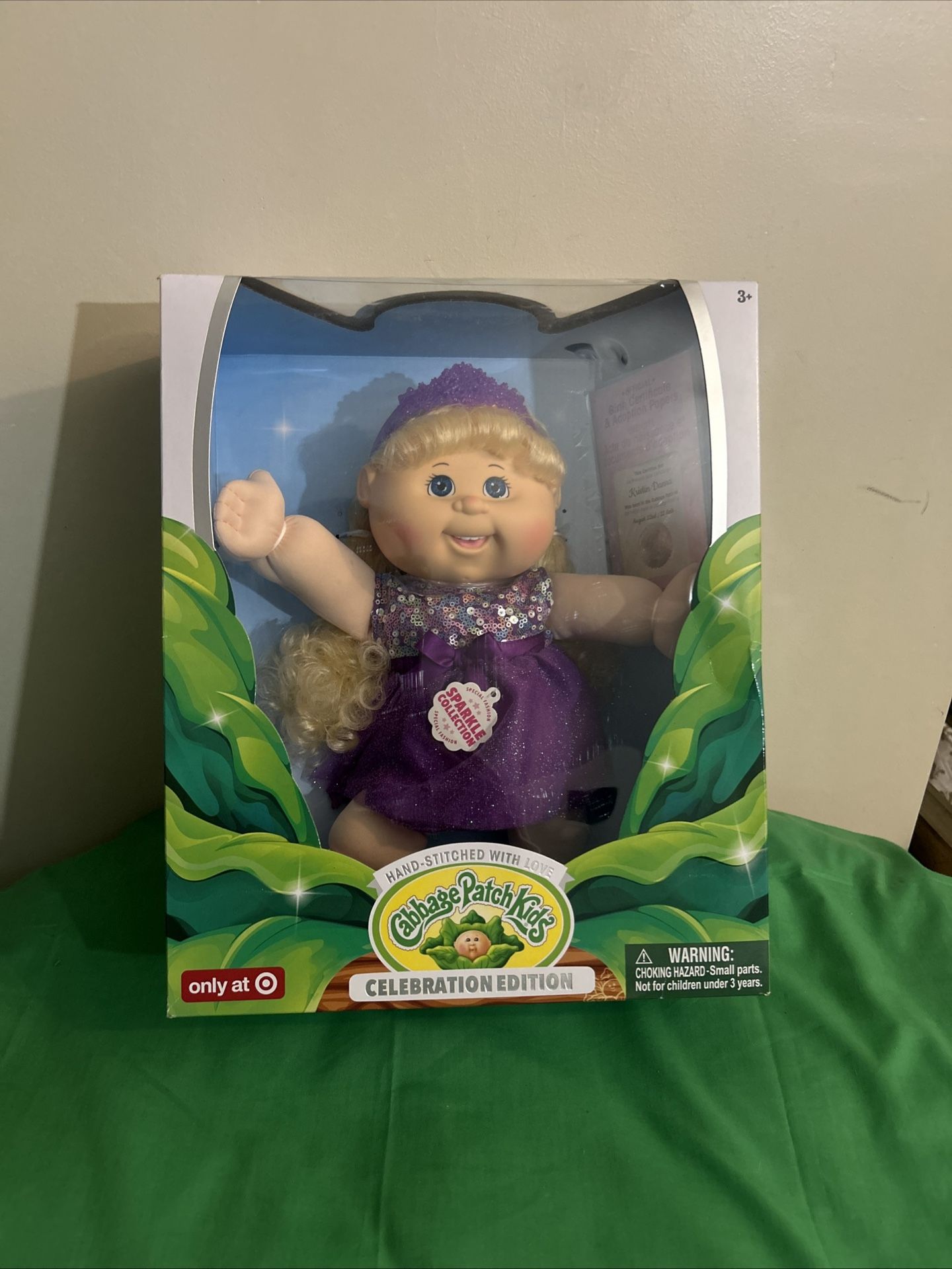 NIB CABBAGE PATCH KIDS 12" DOLL ONLY AT TARGET CELEBRATION EDITION VIOLET WILLA
