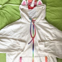 Rare ThinkGeek Unicorn/Rainbow 2X Hoodie