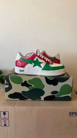 BAPE Bapesta Low-Top Sneakers Italy Size 10