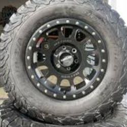 Off Road Rims Titan Wheels Silverado Tundra Ram F-150 Ballistic Pro Comp KMC Method Tacoma Wrangler Yukon Tahoe 