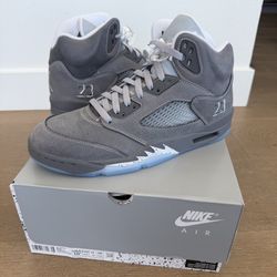 New: Nike Air Jordan Retro 5 Wolf Grey Men’s Size 10.5 2026 DD0587-002