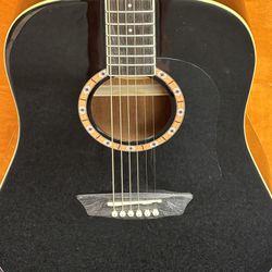 Washburn Acoustic Guitar Model WD100DLBK
