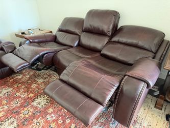 Leather couches