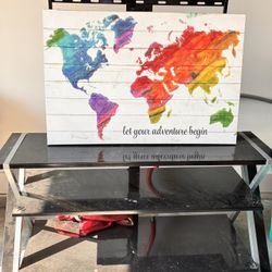 Glass tv stand