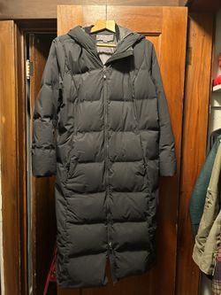 Edie Bauer extra long down coat