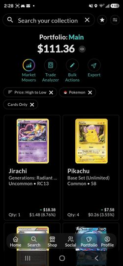 Selling Part of Pokemon Single Collection