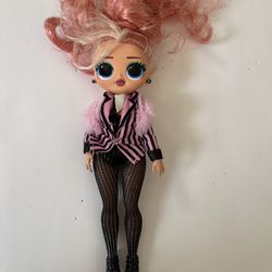LOL Surprise Doll OMG Winter Chill Long Pink Hair MGA