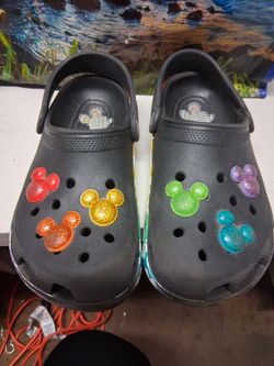 Kids crocs size 2 Mickey Mouse
