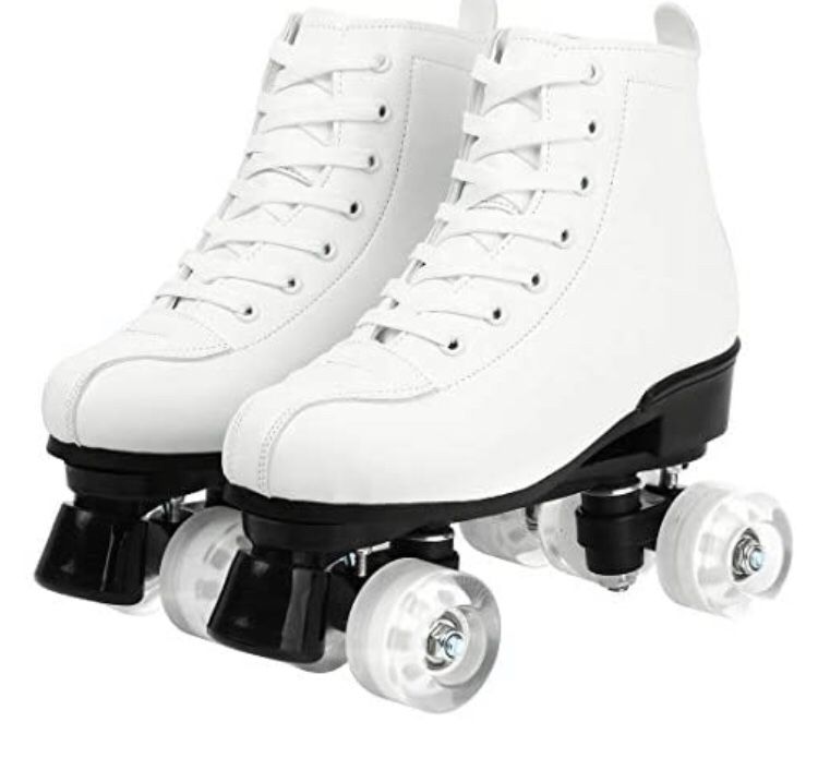 Roller Skates Women’s White US 6 With Carry Bag