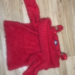 Women Venus, Red Christmas Sweater Fuzzy Brand New Size Small