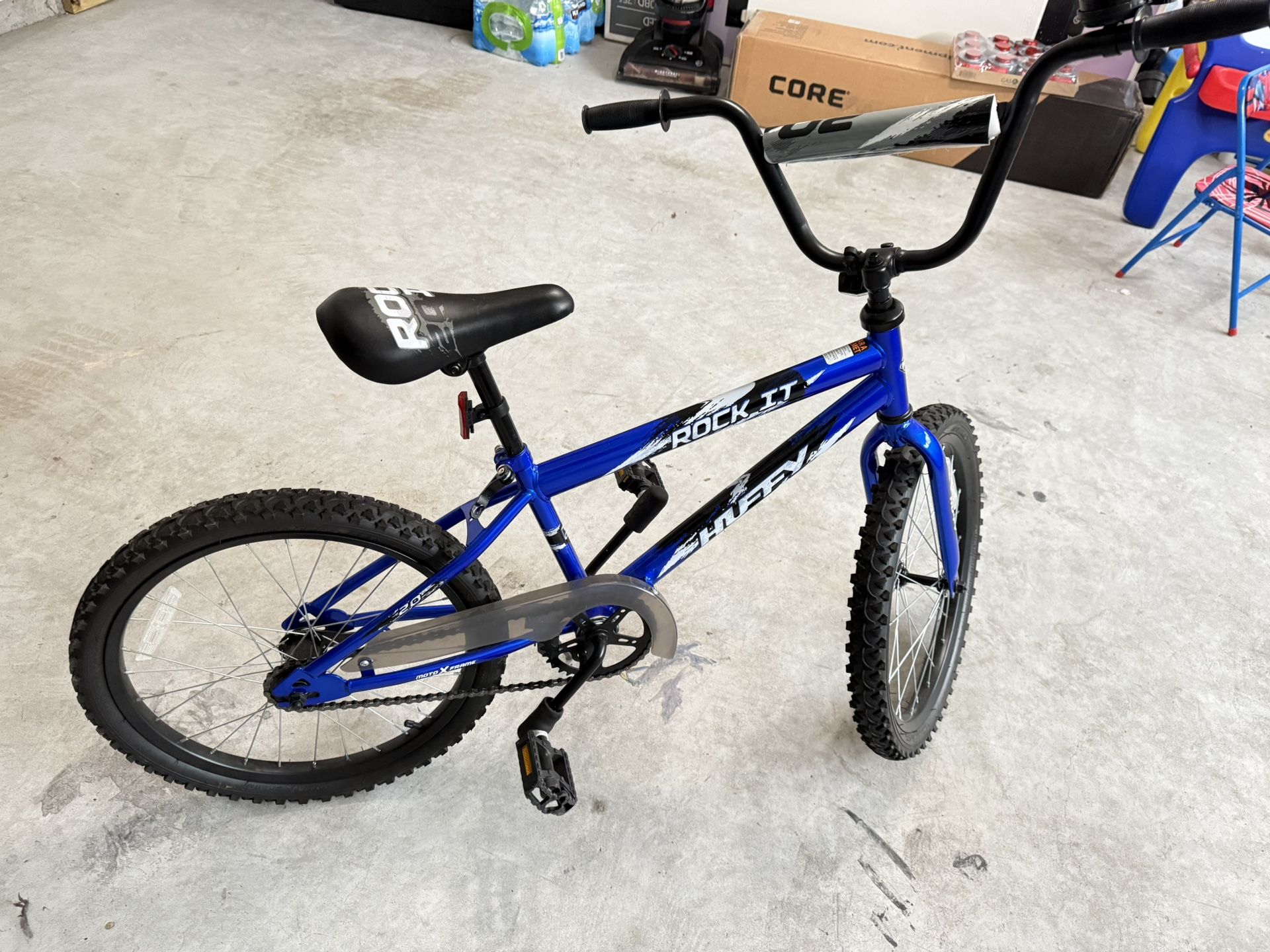Huffy 20" Rock It Kids' Bike, Fits Riders 3'7" - 4'7", Blue, Child, Boy's