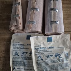 Allegiance Instant Cold Packs And Bandages 