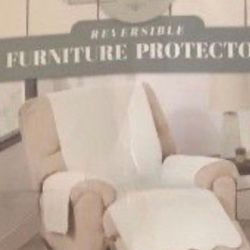 New Cream, Reversible Chair Or Recliner Protector