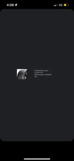 Brand New Set Of Performance Tires