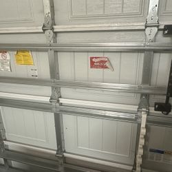 Garage Door Storage Racks for Rods Or Garden Tools