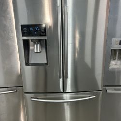 28 Cubic Foot Stainless French Door Refrigerator 