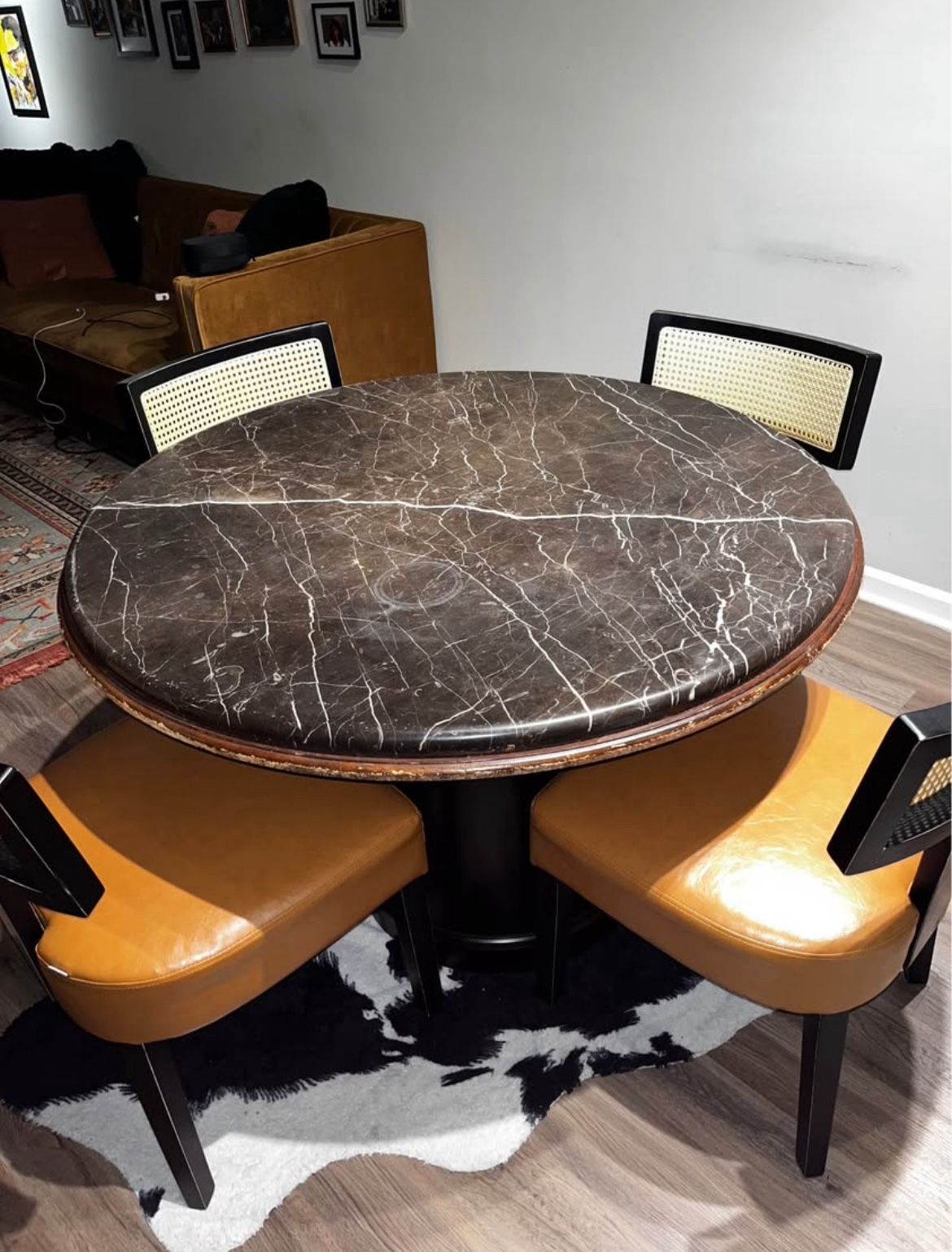 Marble Table Set 
