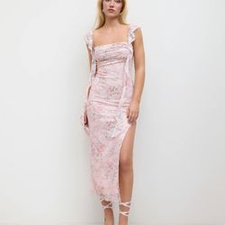 Floral Pink Dress/maternity 