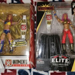 Set Of 2 WWE Sasha Banks Action Figures