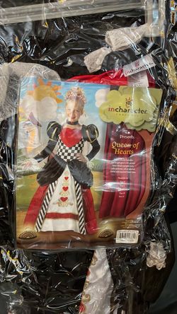 Girls queen of hearts costume