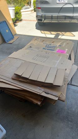 Large Lot of Flattened Professional Moving Boxes