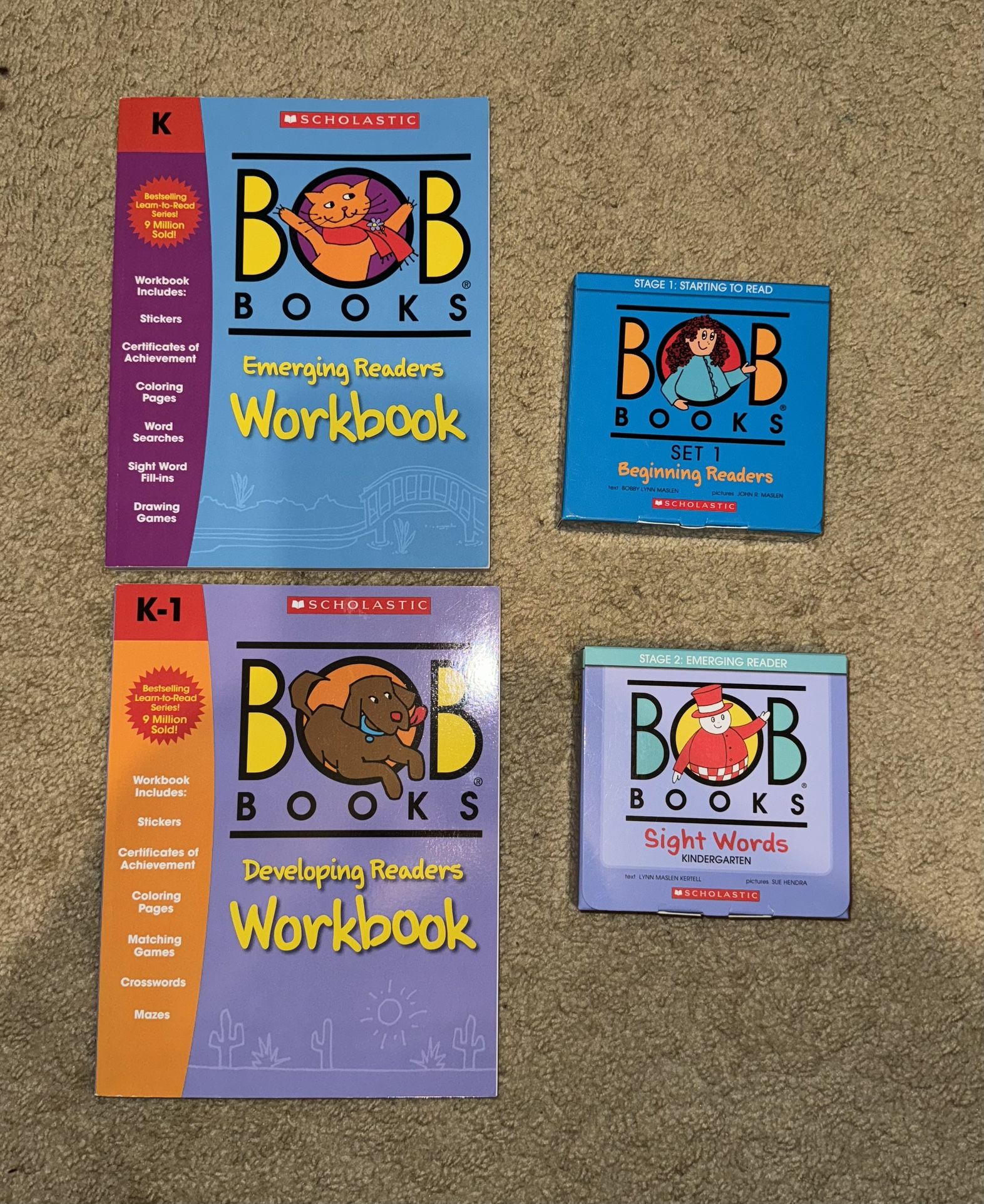Bob Books and Workbooks (K-1)
