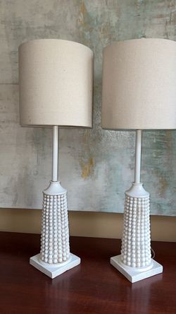 Lamp pair $20 (31” tall) ••• single Lamp $15