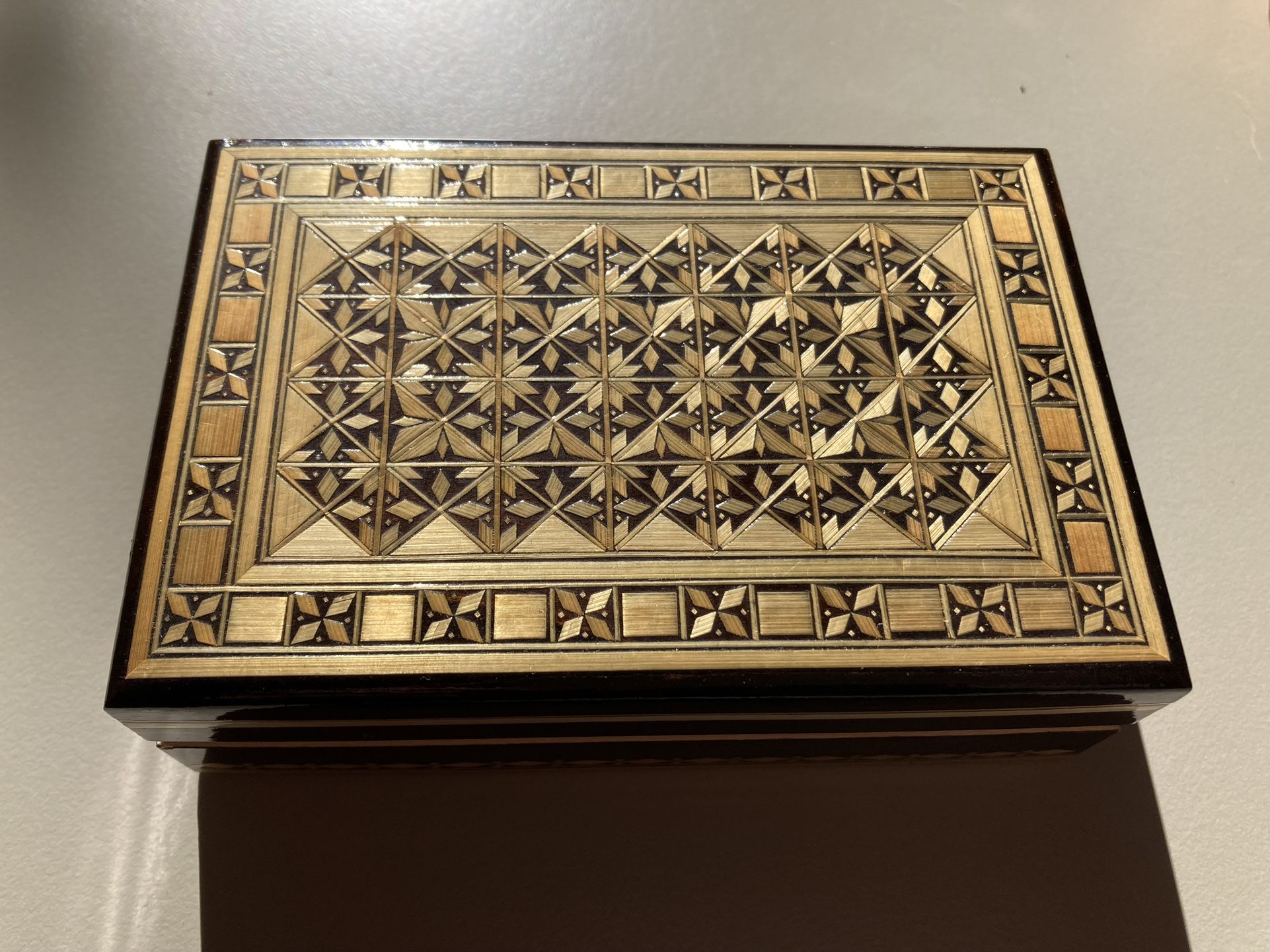Eastern European Trinket Box Vintage