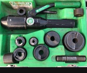 Greenlee Hydraulic Knockout Punch Driver Set