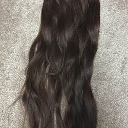 Rock Paper, double drawn, hand tied extensions