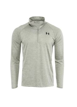 Under Armour 1/2 Zip Tech Muscle Pullover Long Sleeve - Barley Used