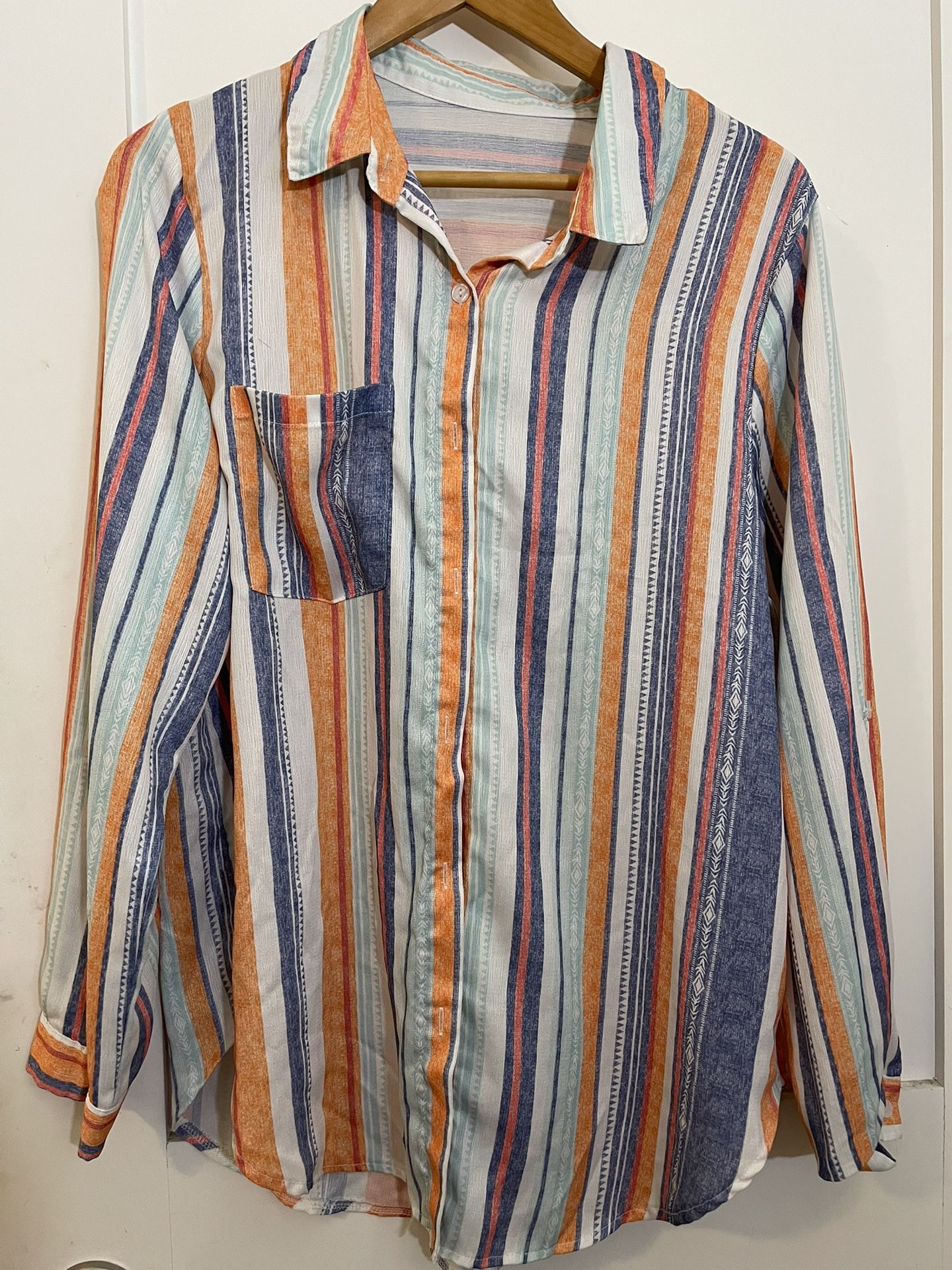 Vintage Southwest Long Sleeve Button Up Shirt