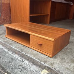 Vintage Danish Mid Century Modern Teak Record Player Topper by FBJ Møbler
