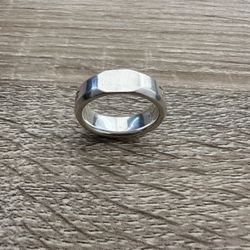 Tiffany And Co Sterling Silver Makers Ring 