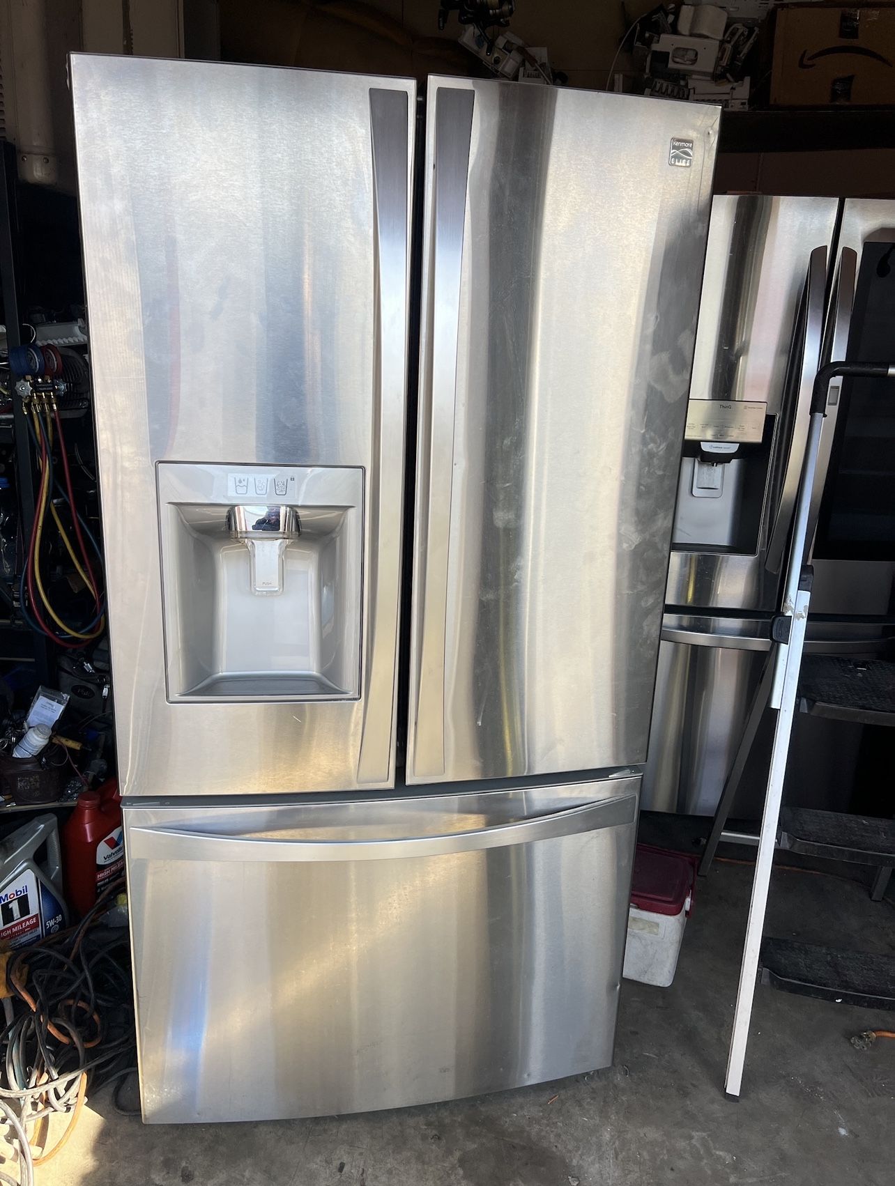 Kenmore Elite French Door Refrigerator Stainless Steel 