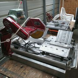 MK wet saw  $450 obo