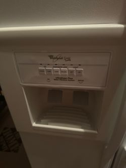 Whirlpool Gold Refrigerator with Ice and Water Dispenser