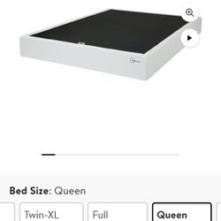Queen Box Spring Unboxed In Plastic
