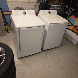 Samsung Washer, And Electric Dryer
