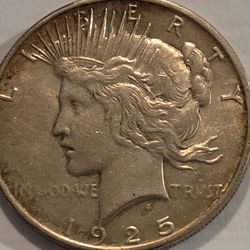 1925 Peace Silver Dollar