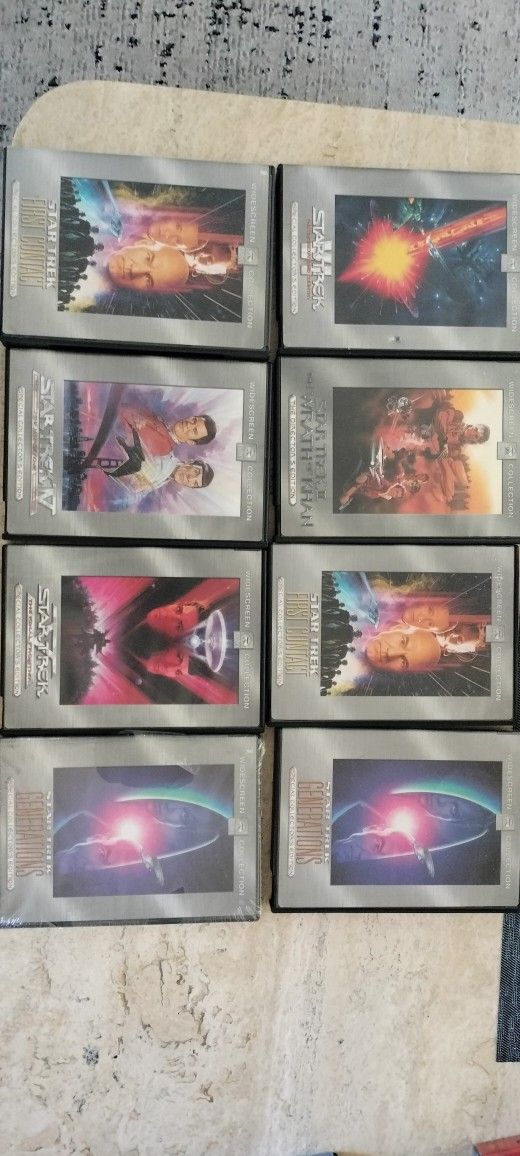 New And Gentle Used Star Trek Collection 7 DVD's