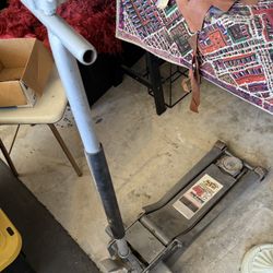 2 Ton Floor Jack With 2 Ton Stands