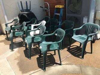 Plastic chairs