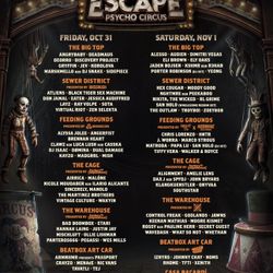 Escape Halloween 2 Day GA Ticket (wristband) 