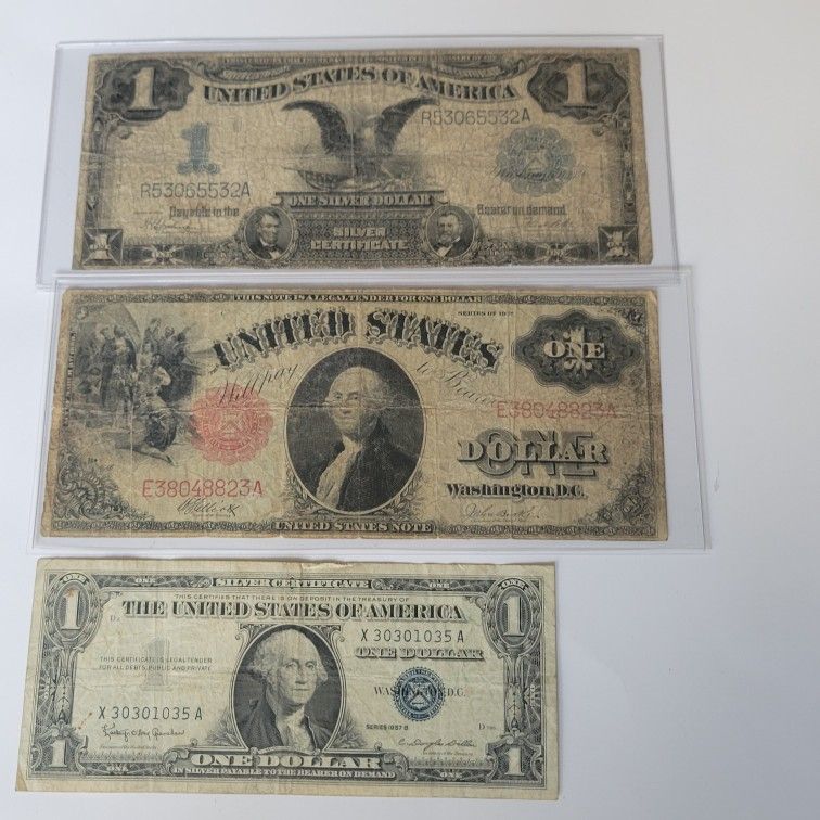 Large Size US $1 Notes