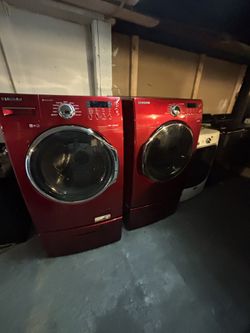 Samsung Washer And Dryer Set On Good Working Condition