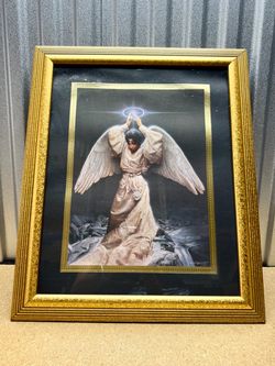 Edward Clay Wright Jr. Framed Angel Art Print by Home Interiors