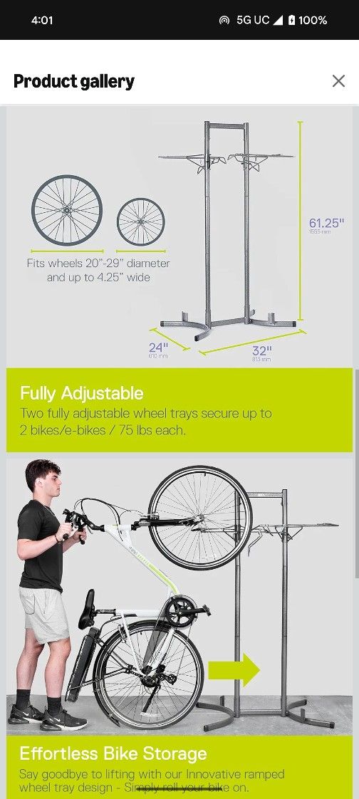Two Bike Rack