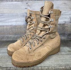 Belleville Boots Men's Size 3.5XW Tan Military 790V  Gore-Tex Combat