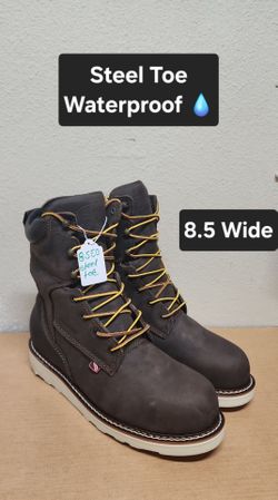 Redwings Work Boots sz 8.5 W Steel Toe
